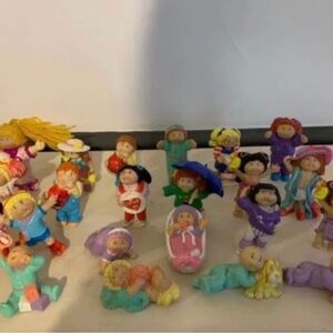 Vintage Cabbage Patch Kids PVC Figurines Figures Lot of 22 CPK 1980’s
